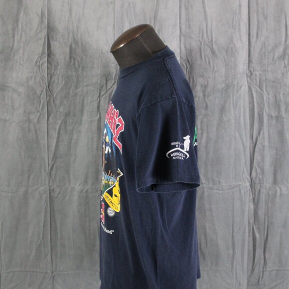 Vitnage Beer Shirt - Bear Whiz Beer Bottle Tag Graphic - Men's Large - Picture 4 of 10